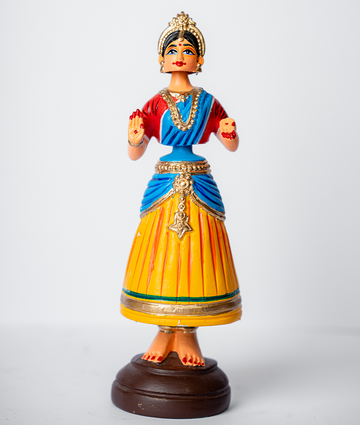 Highly Durable Fiber Tanjore Dancing Doll - Raja Rani couple