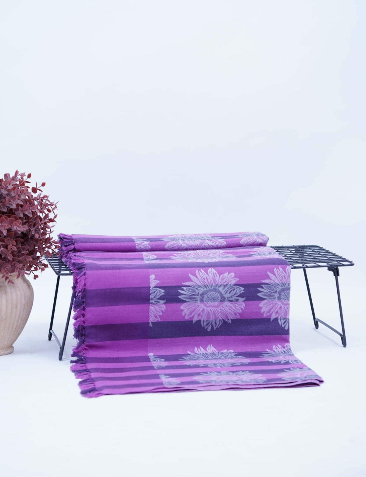 Velvet Bloom Lovely Chennimalai Bedsheet