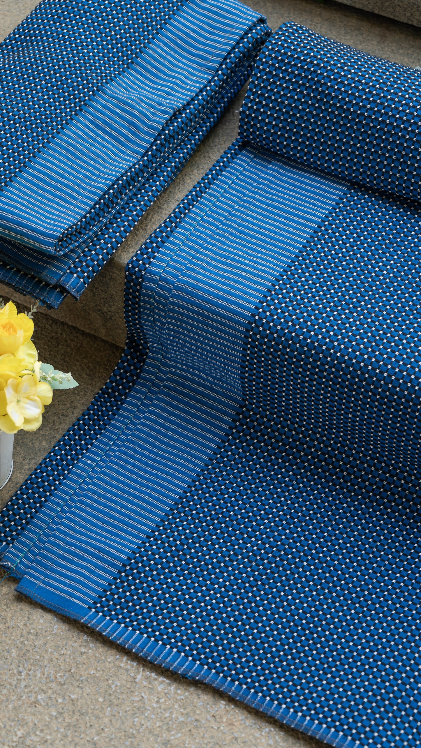 Viking Chennimalai Bed Sheet - blue