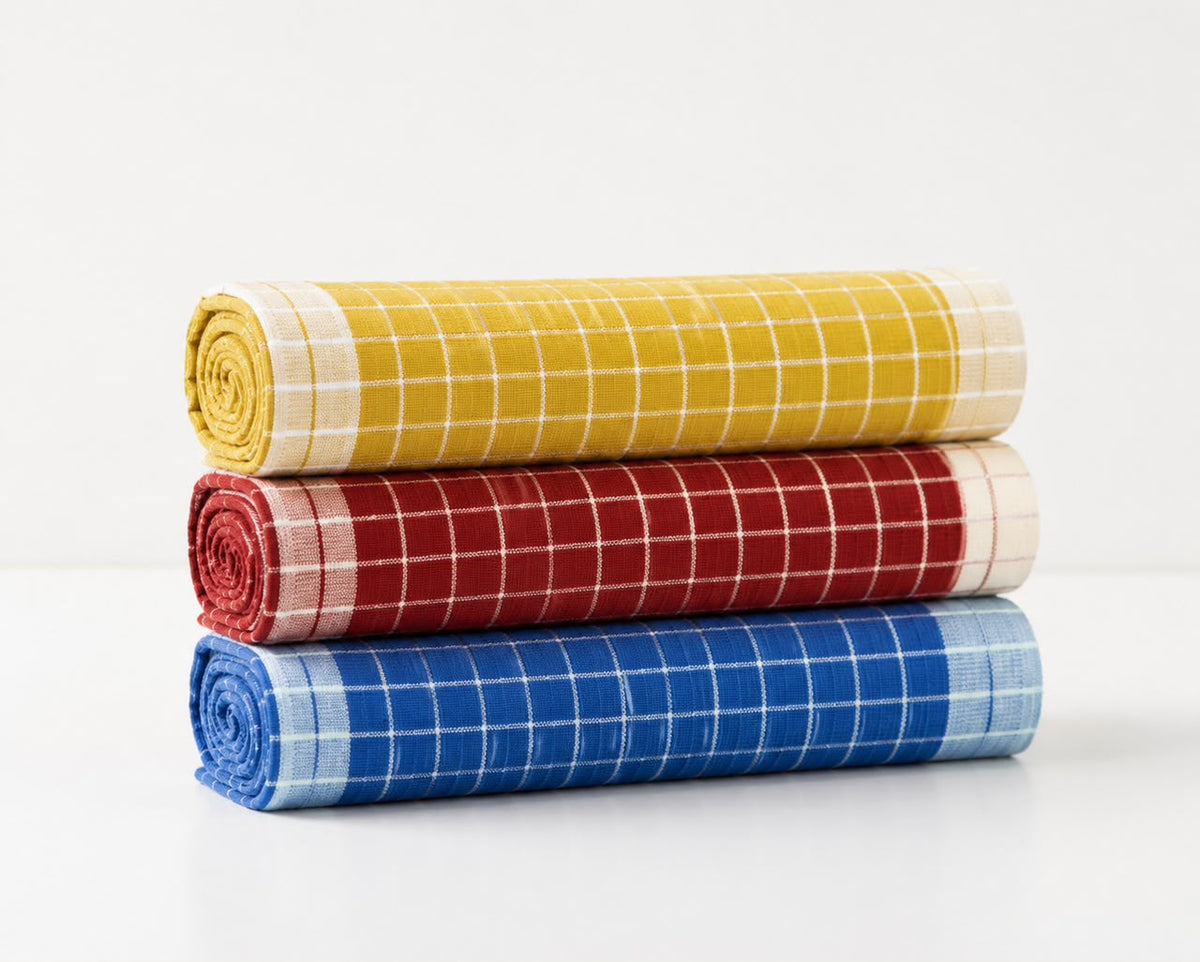Handloom Soft Grid Towel