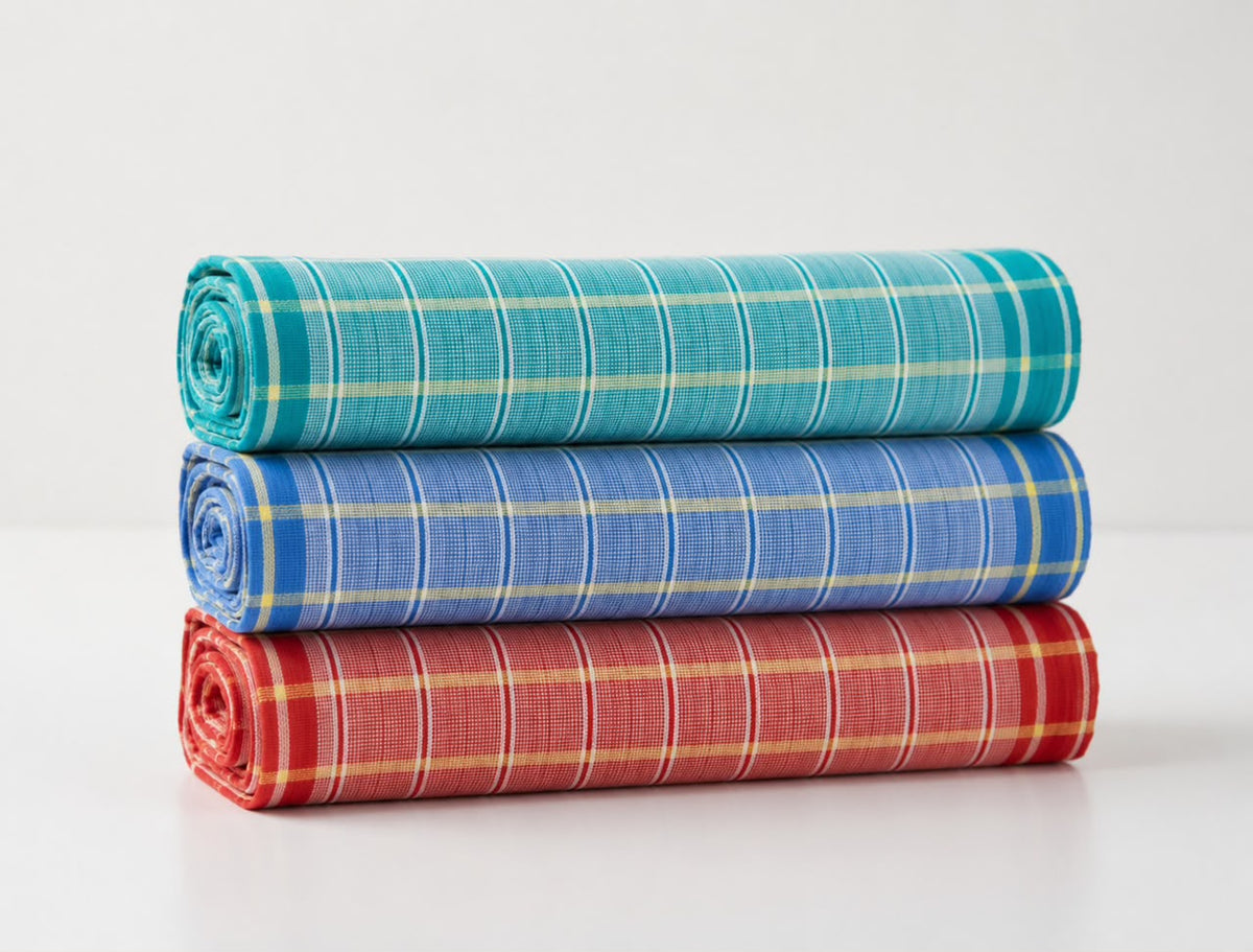 Handloom Soft Checked Towel