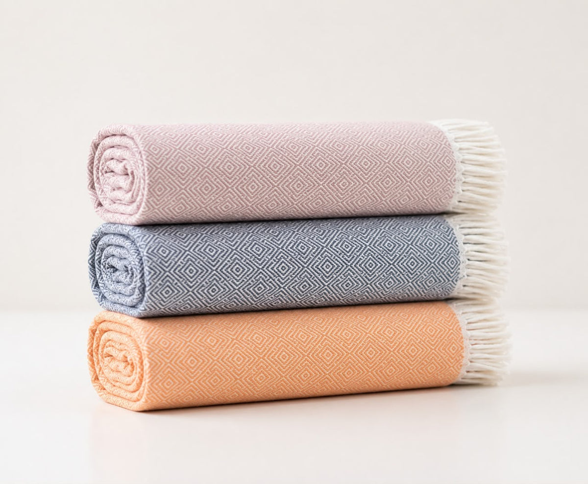 Handloom Soft Diamond Towel