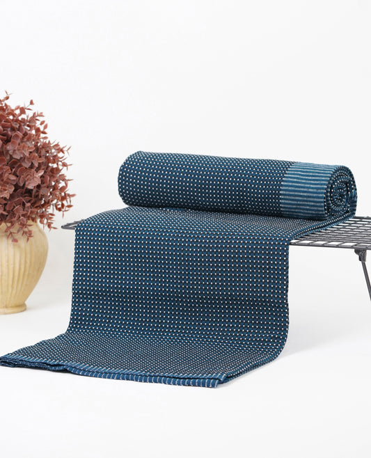 Viking Chennimalai Bedsheet - Denim Blue