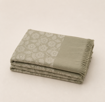 Classic Bloom Lovely Chennimalai Bedsheet — Folded catalogue view