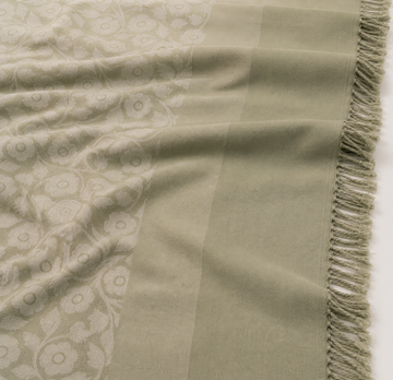 Classic Bloom Lovely Chennimalai Bedsheet — Fabric and pattern detail view