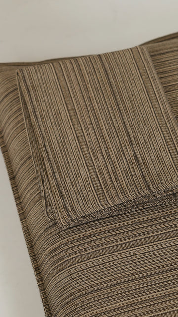 Chennimalai King Size Bedspread Coffee Brown Textured