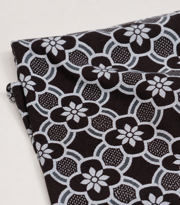 G. Raja Chennimalai Bedsheet Moonlight Floral — Fabric and pattern detail view