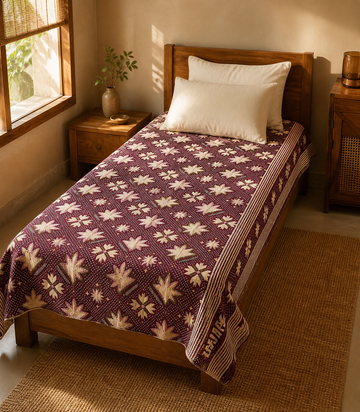 G. Raja Chennimalai Bedsheet Royal Star Floral