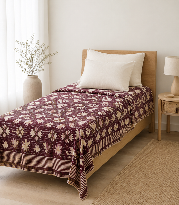 G. Raja Chennimalai Bedsheet Royal Star Floral