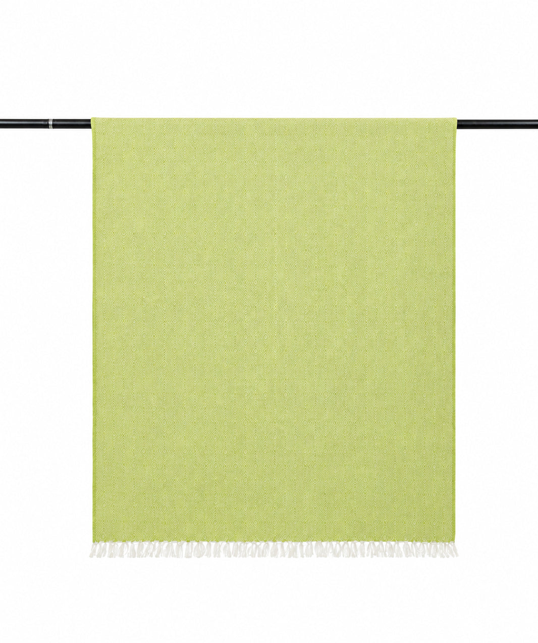 Chennimalai Handloom soft Diamond weave towel Pale green