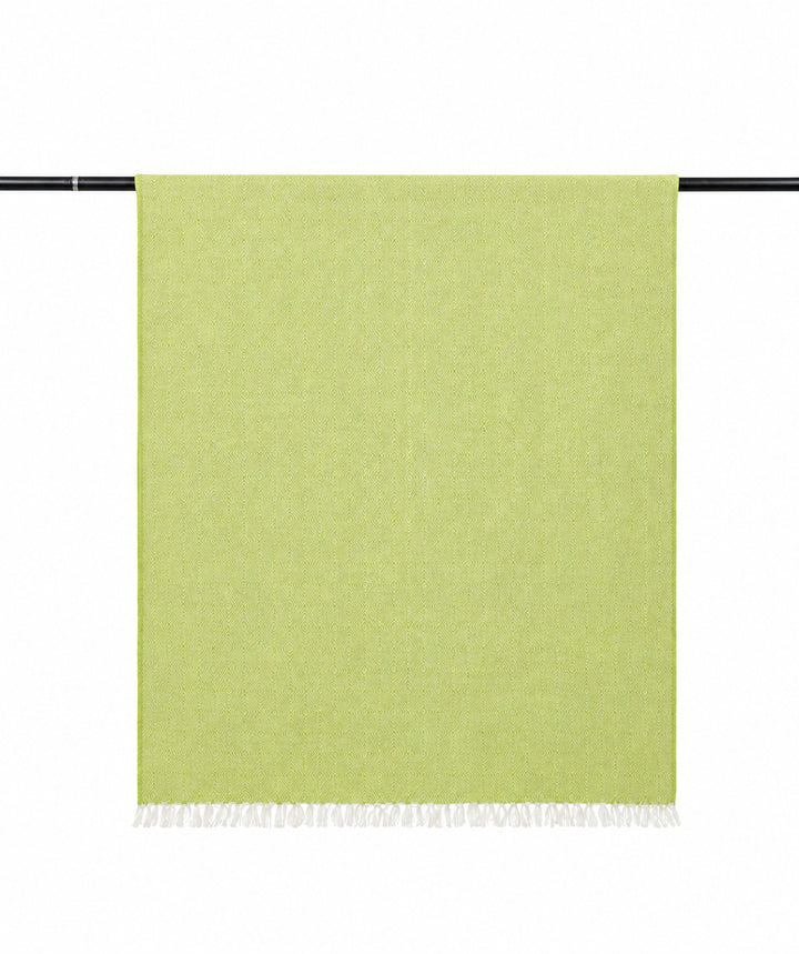 Chennimalai soft Diamond weave towel Pale green