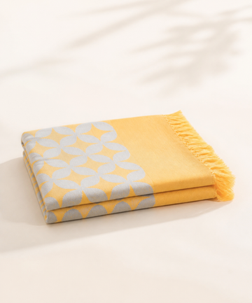 Grey Petal Lovely Chennimalai Bedsheet — Folded catalogue view
