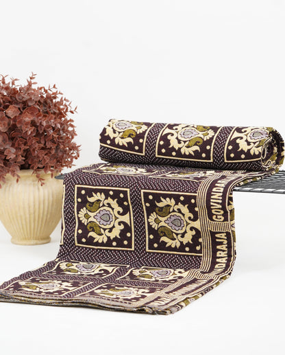 G. Raja Chennimalai Bed Sheet -- Ivory Bloom