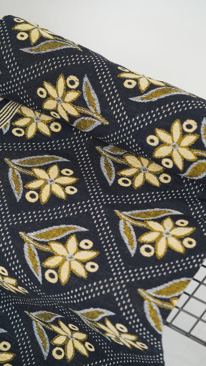 G. Raja Chennimalai Bed Sheet Midnight Floral