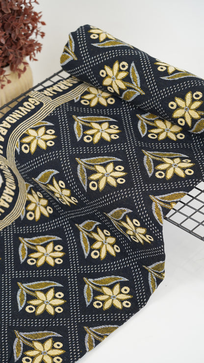 G. Raja Chennimalai Bed Sheet Midnight Floral