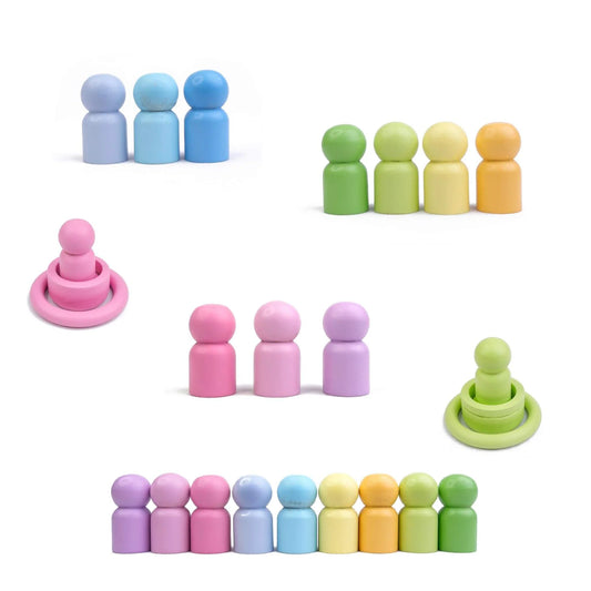 Pegs and Cups - Open ended toy set