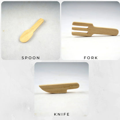 Spoon, Knife and Fork Shaped Teething Toys