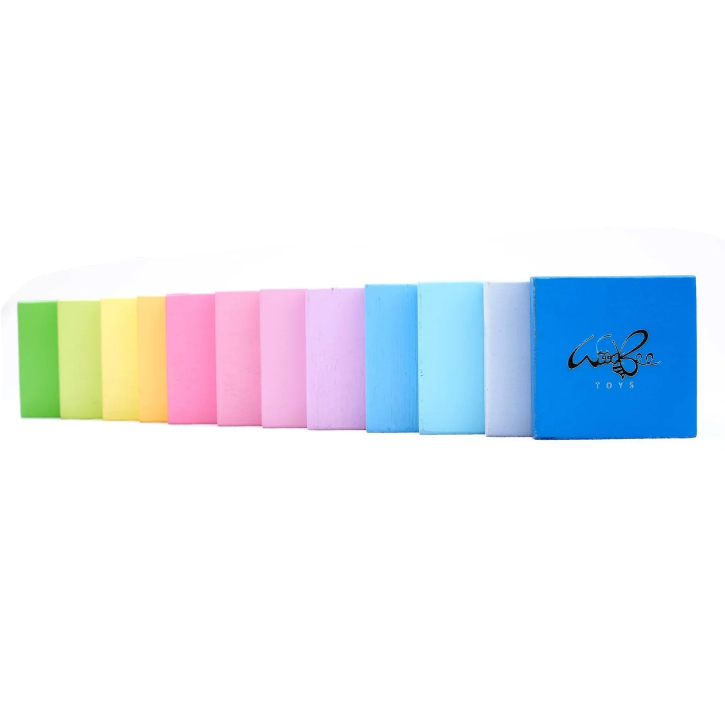 Rainbow Plates - 12 pc - Pastel Colour