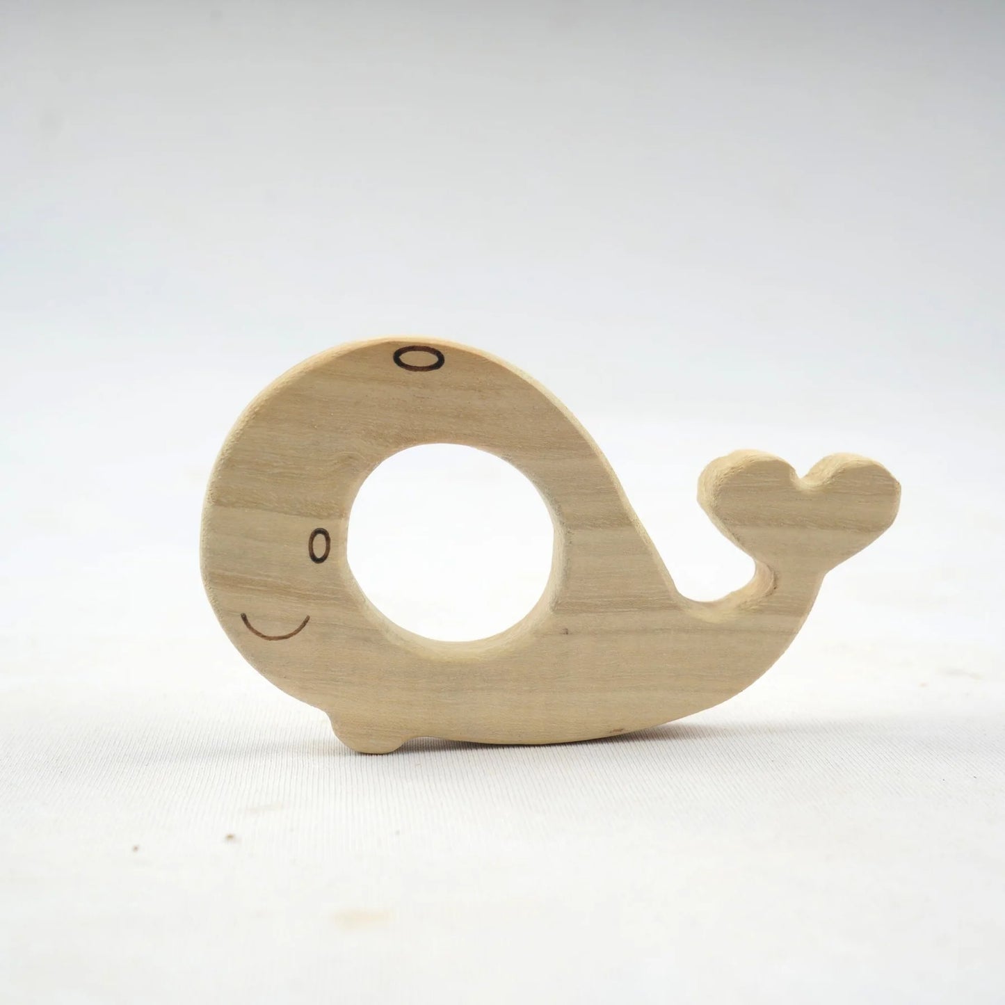 Wooden Dolphin and Whale Teethers