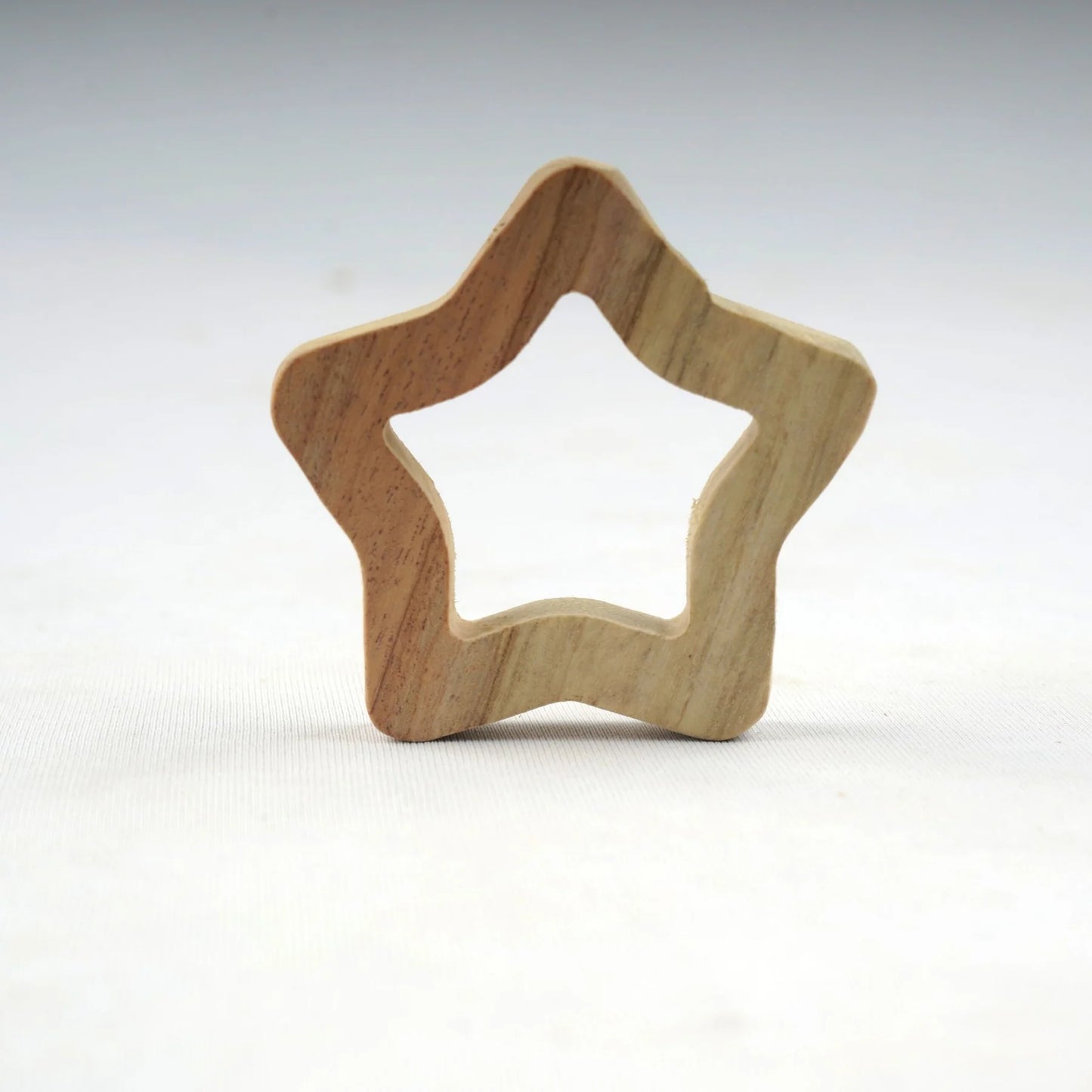 Wooden Star and Moon Teethers