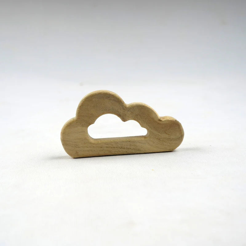 Wooden Cloud and Bird Teethers