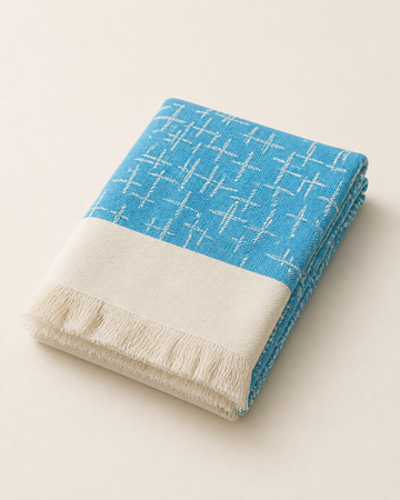 Blue Lovely Chennimalai Bedsheet