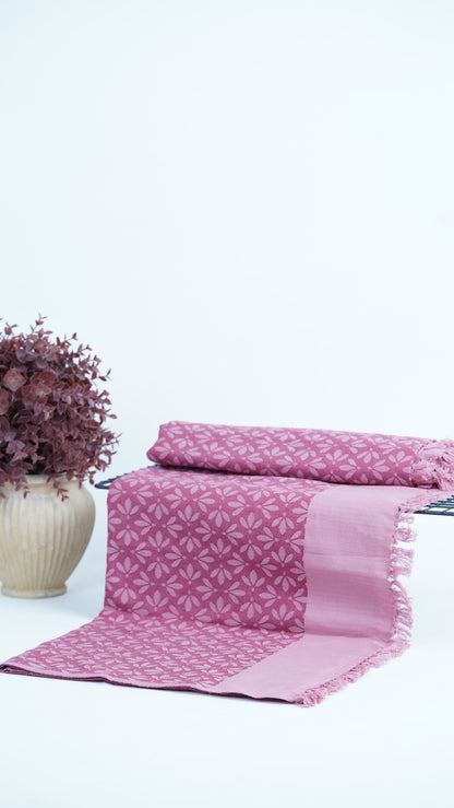 Rose Bloom Lovely Chennimalai Bedsheet