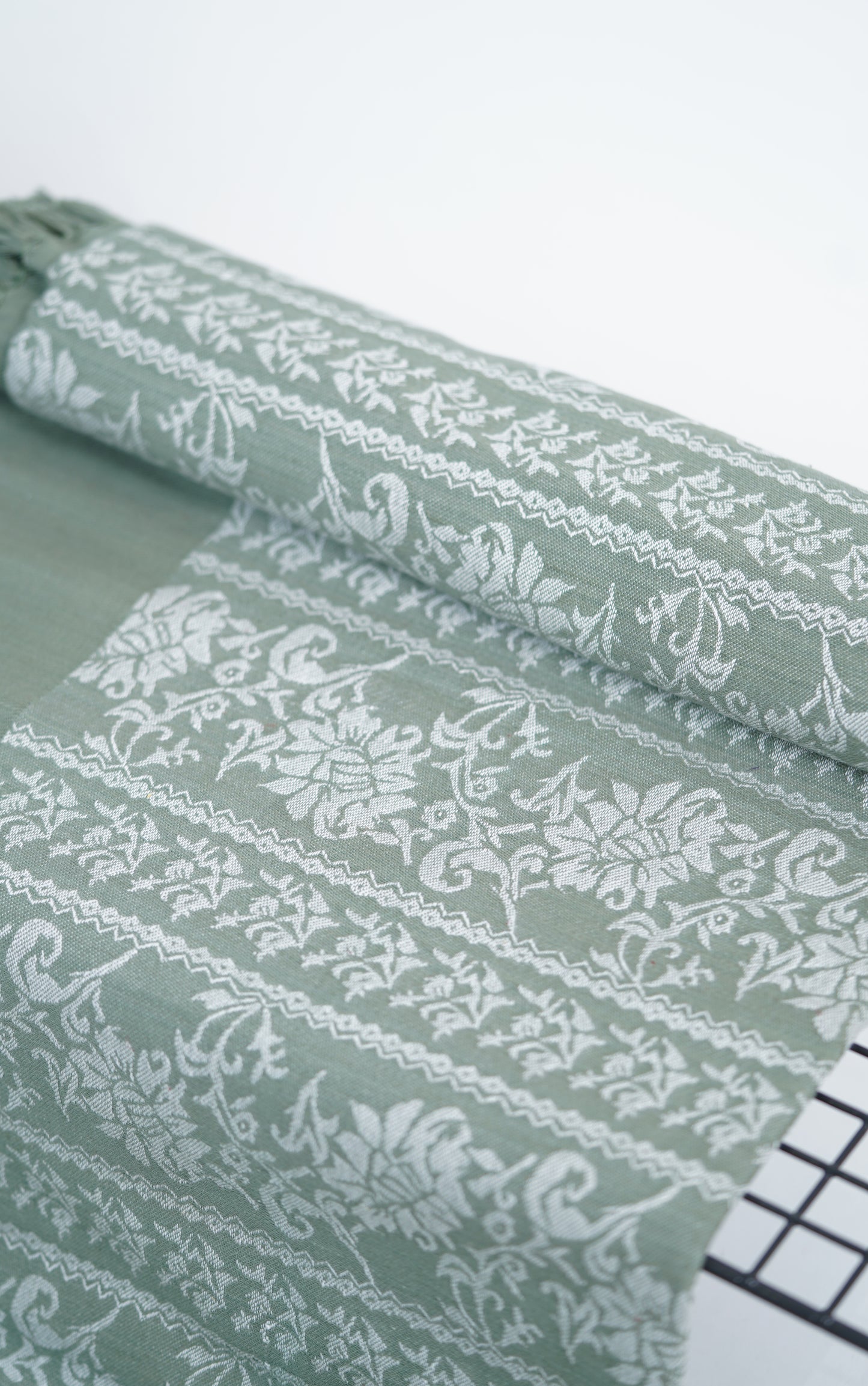 Minted Floral Lovely Chennimalai Bedsheet