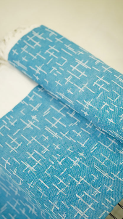 Blue Lovely Chennimalai Bedsheet