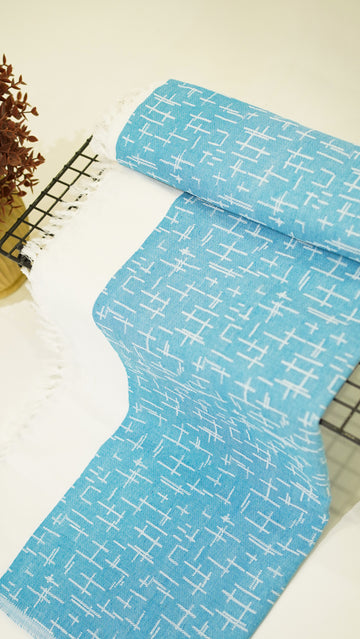 Blue Lovely Chennimalai Bedsheet