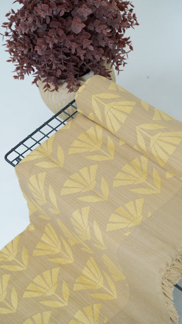 Brown Blossom Lovely Chennimalai Bedsheet