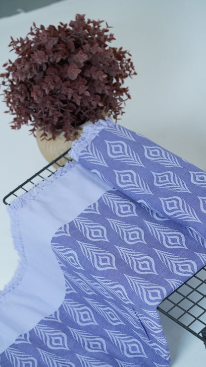 Lilac Glow Lovely Chennimalai Bedsheet