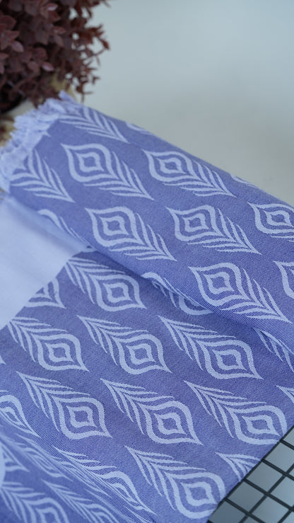 Lilac Glow Lovely Chennimalai Bedsheet