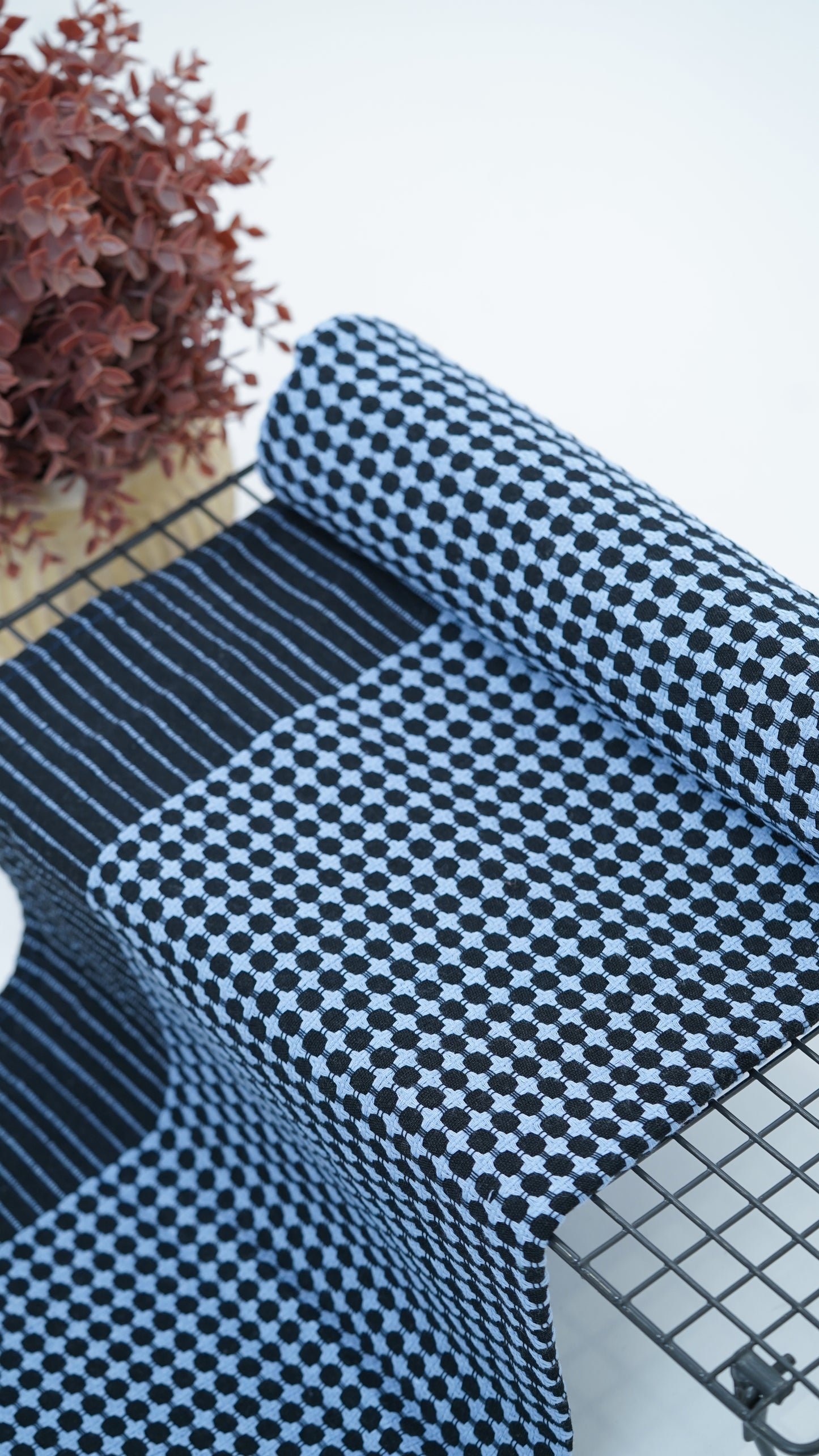 Nayapaisa Chennimalai Bedsheet -Navy Blue