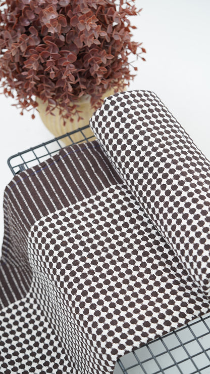 Nayapaisa Chennimalai Bedsheet - Brown