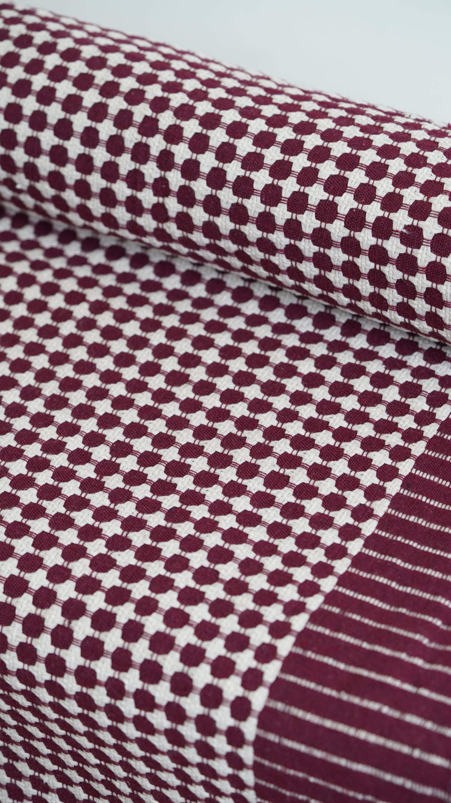 Nayapaisa Chennimalai Bedsheet - Maroon