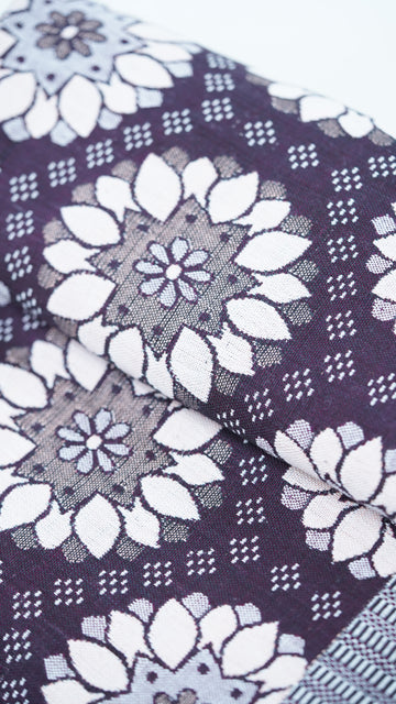Premium Handloom Ethnic floral King Size Chennimalai Bedsheet