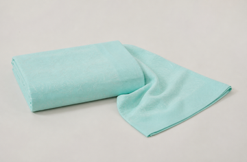 Premium Handloom Soft Green Flower Chennimalai Bedsheet — Folded catalogue view