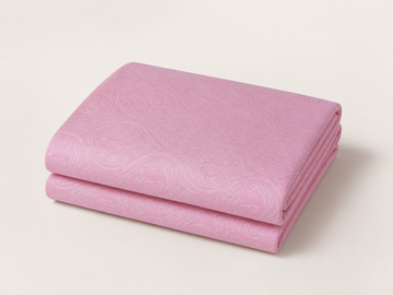 Premium Handloom Soft Rose Flower Chennimalai Bedsheet — Folded catalogue view