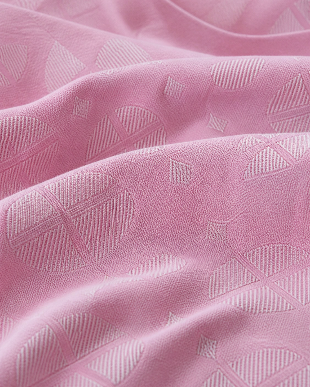 Premium Handloom Soft Rose geometric Chennimalai bedsheet — Fabric and pattern detail view