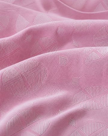 Premium Handloom Soft Rose geometric Chennimalai bedsheet — Fabric and pattern detail view