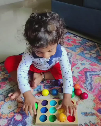 Colour ball sorter