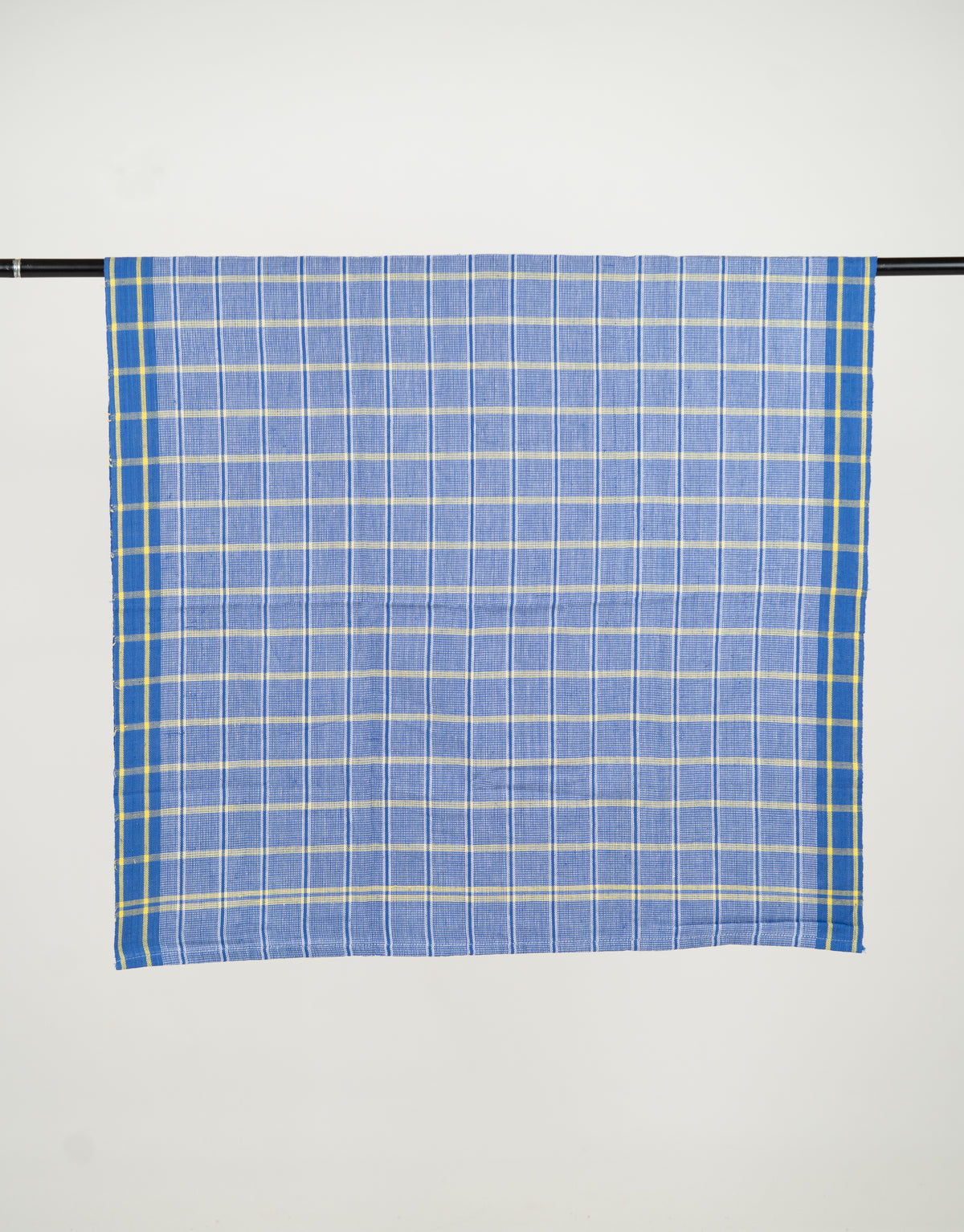 Chennimalai Soft Checked Towel Blue