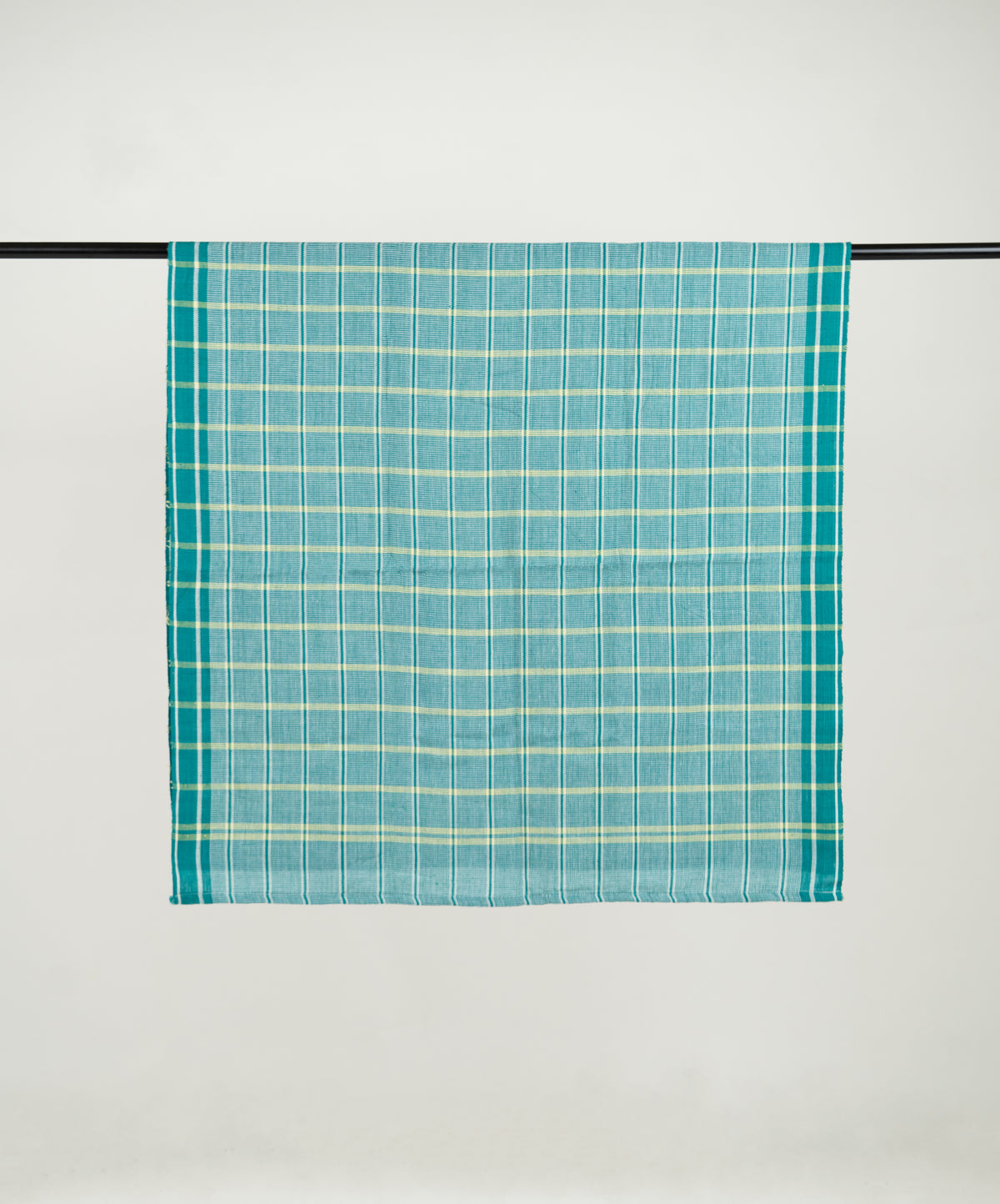 Chennimalai Soft Checked Towel Green