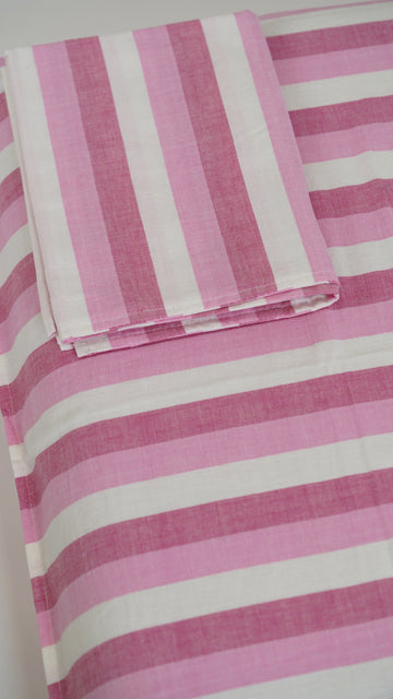 Super Soft Handloom Chennimalai King Size Bedspread Dual-Tone Rose Pink
