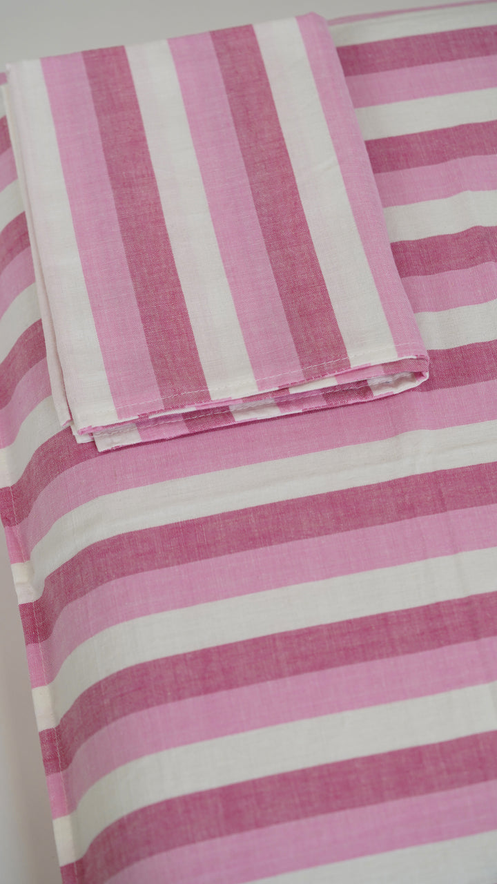 Super Soft Handloom Chennimalai King Size Bedspread Dual-Tone Rose Pink