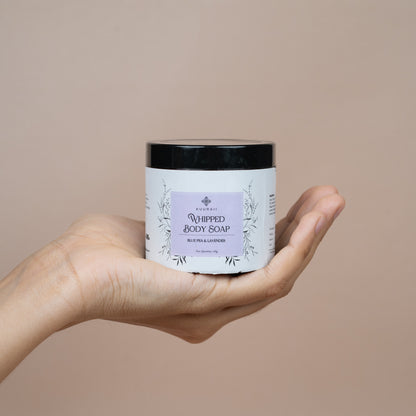 Blue Pea & Lavender Whipped Body Soap