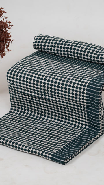 Nayapaisa Chennimalai Bedsheet - Green