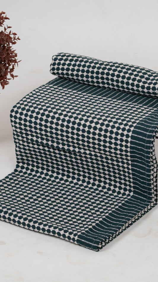 Nayapaisa Chennimalai Bed Sheet - Green