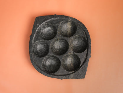 Soapstone Paniyaram Pan - 7 Pit